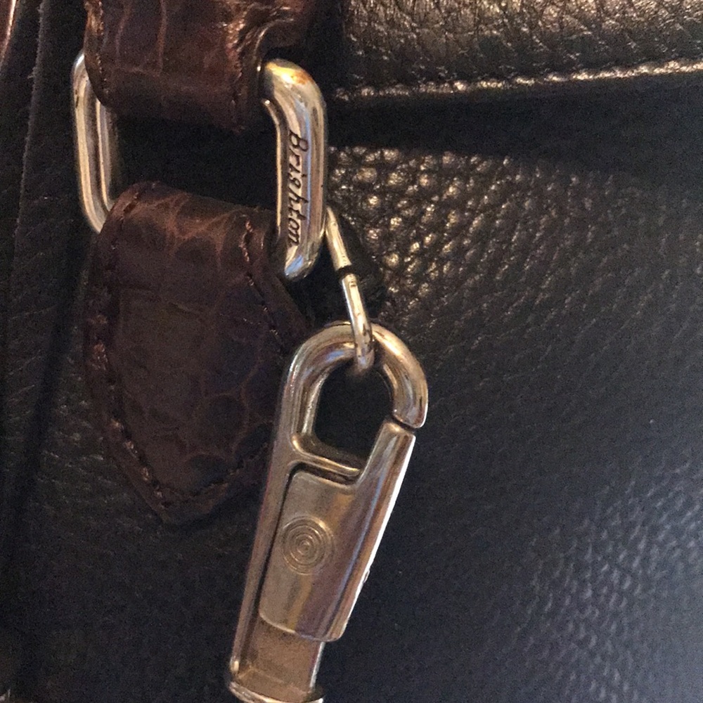 Authentic Large Leather Brighton For Business Bag - image 5